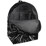 Black And White Lightspeed Print Backpack