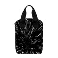 Black And White Lightspeed Print Bible Tote Bag