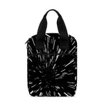 Black And White Lightspeed Print Bible Tote Bag