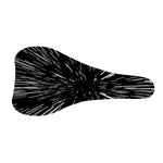 Black And White Lightspeed Print Bicycle Seat Cover