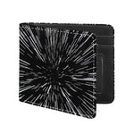 Black And White Lightspeed Print Bifold Wallet