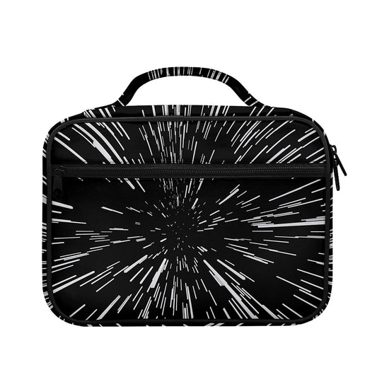 Black And White Lightspeed Print Briefcase Bible Bag
