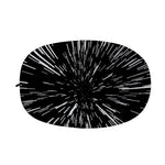 Black And White Lightspeed Print Car Side Mirror Covers