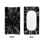 Black And White Lightspeed Print Changing Pad Cover