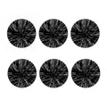 Black And White Lightspeed Print Coaster Set