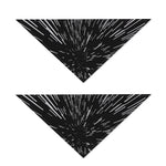 Black And White Lightspeed Print Dog Bandana