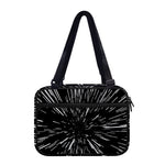 Black And White Lightspeed Print Double Strap Bible Bag