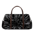 Black And White Lightspeed Print Duffel Bag