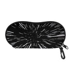 Black And White Lightspeed Print Glasses Case