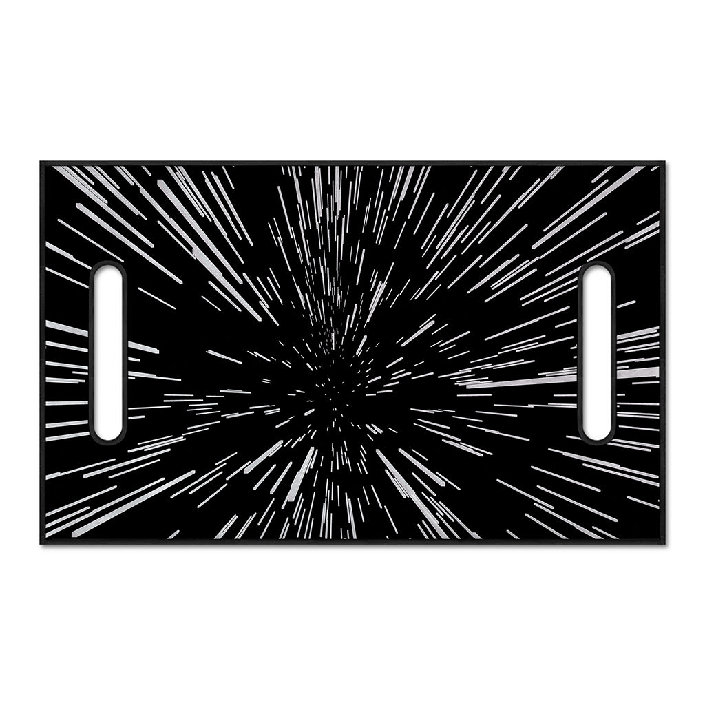 Black And White Lightspeed Print Golf Cart Seat Cover