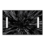 Black And White Lightspeed Print Golf Cart Seat Cover