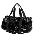 Black And White Lightspeed Print Gym Bag