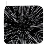 Black And White Lightspeed Print Hand Towel