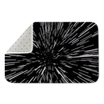 Black And White Lightspeed Print Indoor Door Mat