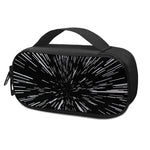 Black And White Lightspeed Print Insulin Cooler Travel Case