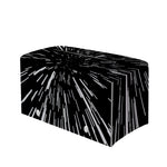 Black And White Lightspeed Print Leather Tissue Box Cover