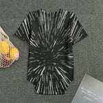 Black And White Lightspeed Print Men's Bodysuit