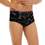 Black And White Lightspeed Print Men's Briefs