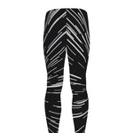 Black And White Lightspeed Print Men's leggings