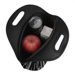 Black And White Lightspeed Print Neoprene Lunch Bag