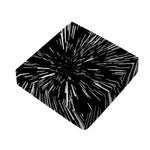 Black And White Lightspeed Print Outdoor Seat Cushion Cover