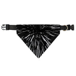 Black And White Lightspeed Print Over The Collar Dog Bandana