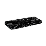 Black And White Lightspeed Print Piano Keyboard Cover