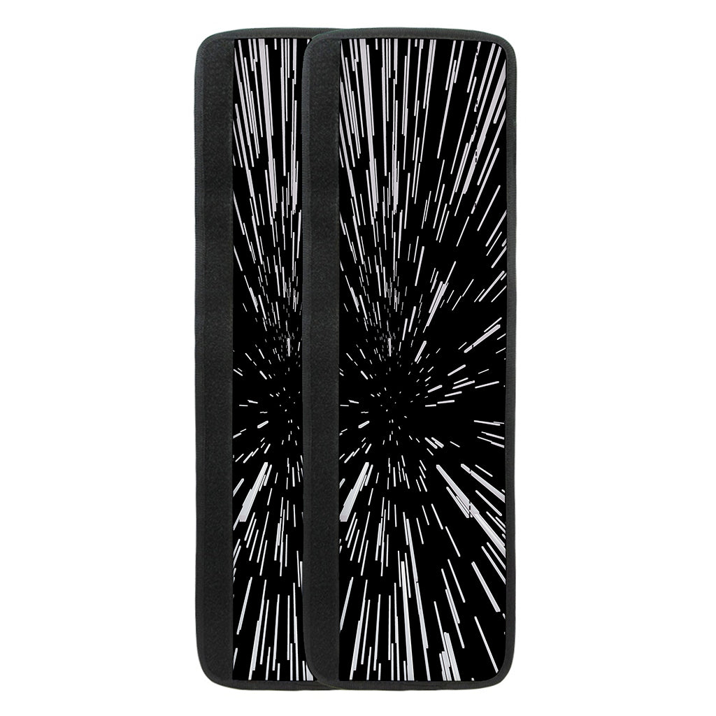 Black And White Lightspeed Print Refrigerator Handle Covers