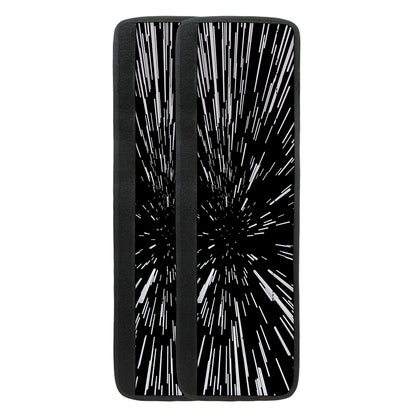 Black And White Lightspeed Print Refrigerator Handle Covers