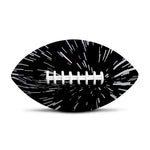 Black And White Lightspeed Print Rugby Ball