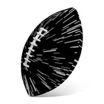 Black And White Lightspeed Print Rugby Ball