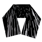 Black And White Lightspeed Print Scarf