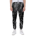 Black And White Lightspeed Print Scuba Joggers