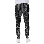 Black And White Lightspeed Print Scuba Joggers