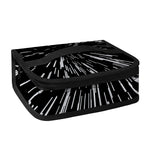 Black And White Lightspeed Print Small Lunch Bag