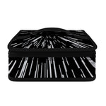 Black And White Lightspeed Print Small Lunch Bag