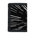 Black And White Lightspeed Print Trifold Wallet