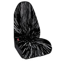 Black And White Lightspeed Print Waterproof Car Seat Cover