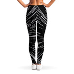 Black And White Lightspeed Print Women's Leggings