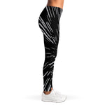 Black And White Lightspeed Print Women's Leggings