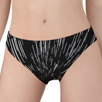 Black And White Lightspeed Print Women's Panties