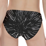 Black And White Lightspeed Print Women's Panties