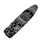 Black And White Lotus Flower Print Ironing Board Cover