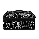 Black And White Lotus Flower Print Small Lunch Bag
