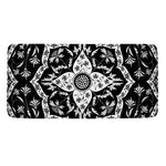 Black And White Lotus Mandala Print Towel
