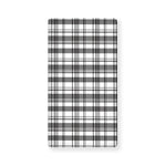 Black And White Madras Pattern Print Baby Crib Sheet