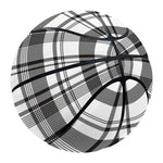 Black And White Madras Pattern Print Basketball