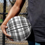 Black And White Madras Pattern Print Basketball