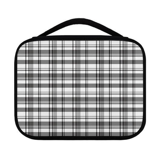 Black And White Madras Pattern Print Classic Bible Case