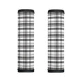Black And White Madras Pattern Print Handle Covers